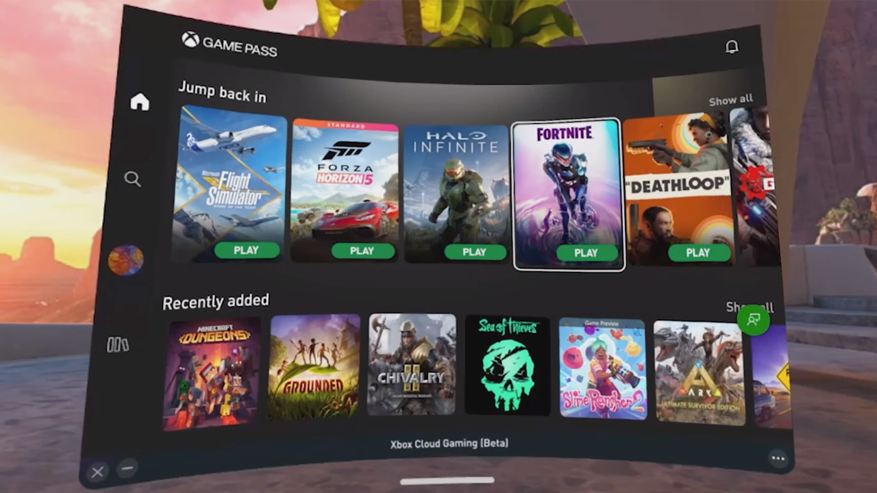 Xbox Cloud Gaming 登陸 Meta Quest 平台