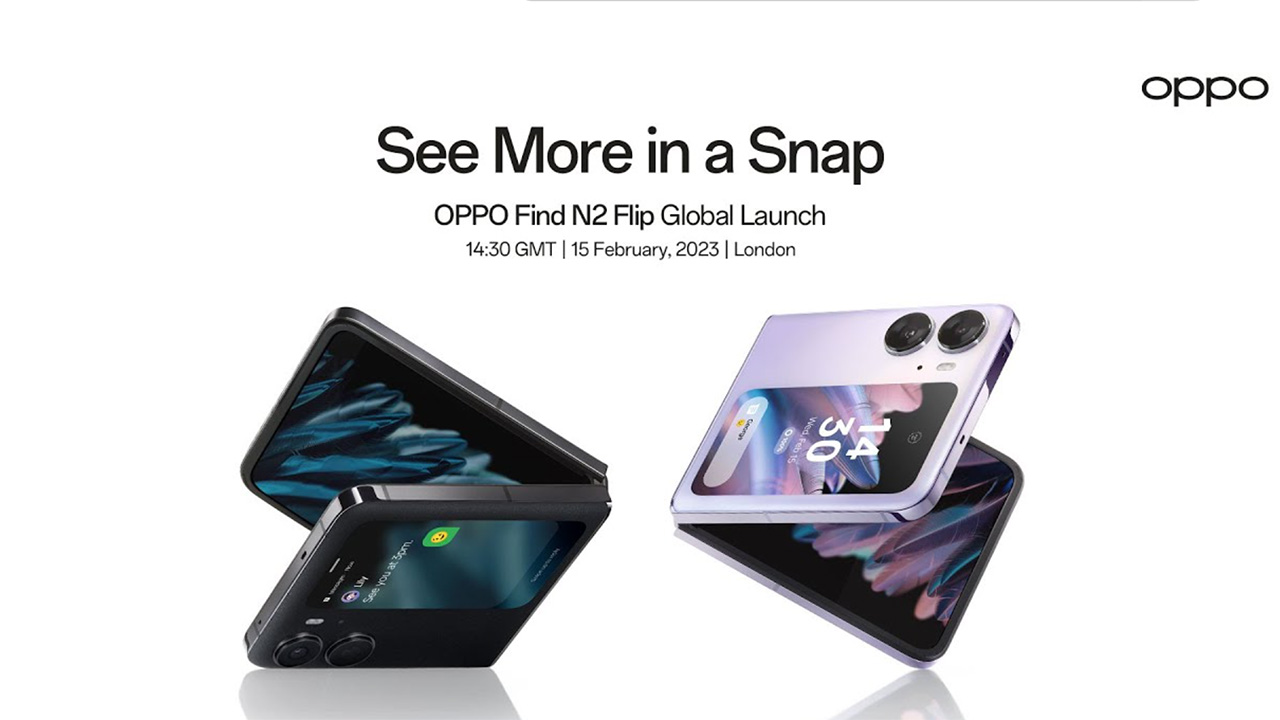 OPPO Find N2 Flip 國際版 2月15日正式發佈