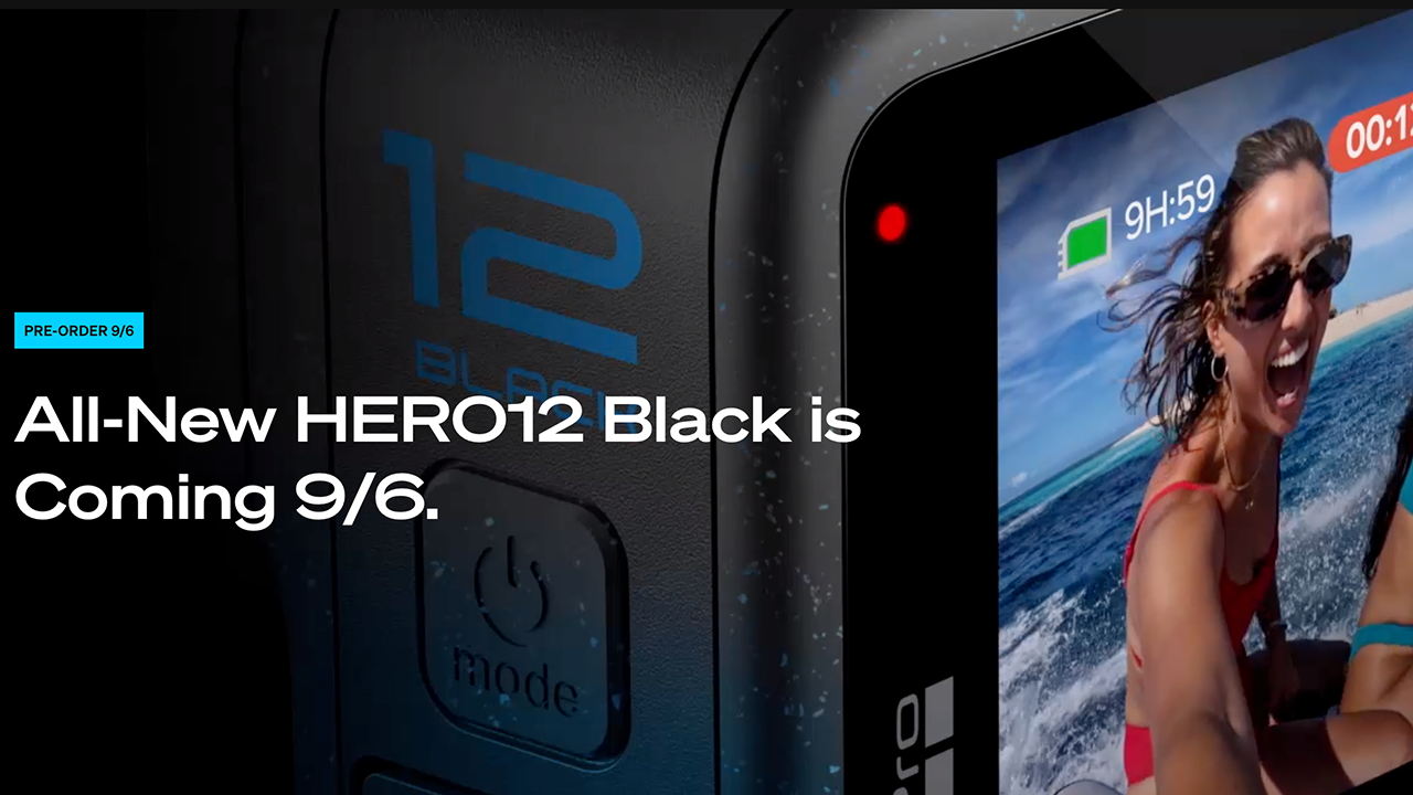 GoPro Hero 12 Black 9月6日發佈 電力運作時間大幅提升